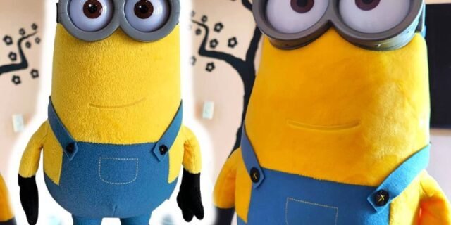 Pelúcia Minions Kevin Médio – 35cm – Fun Divirta-se, Amarelo