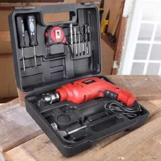 Furadeira de Impacto Mondial 650W 2 Velocidades – 3/8” com Maleta 11 Peças NFFI-07M