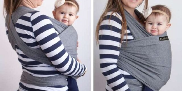 Wrap Sling Cinza Mescla