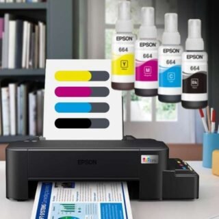 Impressora Epson Ecotank L121 – Tanque de Tinta Colorida, Cabo USB, Bivolt