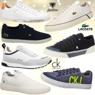 Ofertas Tênis Calvin Klein, Lacoste, Cavalera e outros com até 55% OFF