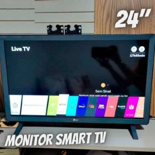 Smart TV LED 24′ Monitor LG 24TL520S, Wi-Fi, WebOS 3.5, DTV Machine Ready