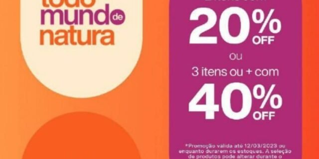 DESCONTO PROGRESSIVO NA NATURA