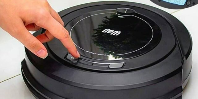 Aspirador de Pó Robô WAP ROBOT W90 Automático 3 em 1 Varre, Aspira e Passa Pano MOP para Limpeza 30W