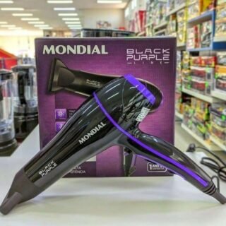 Secador de Cabelo Mondial Black Purple SCN-01 – Tourmaline 2000W 2 Velocidades
