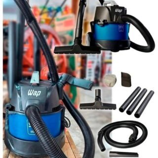 Aspirador de Pó e Água Compacto WAP GTW BAGLESS 1400W 6 Litros 160 mbar Soprador e Barril Portátil 220V