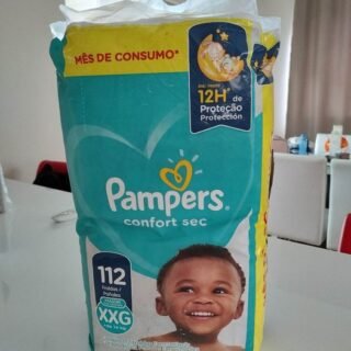 Fraldas Pampers Confort Sec XXG 112 Unidades