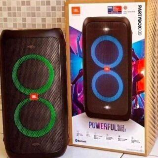 Caixa de Som JBL PARTYBOX 100 com Bluetooth e com Luzes Integradas Preto