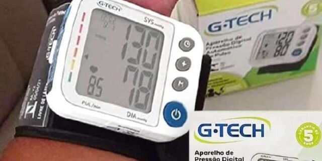 Aparelho De Pressão Arterial Digital Gtech Gp400 Com Estojo