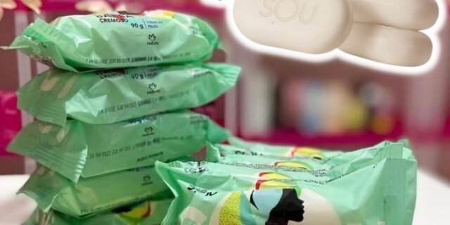 Sabonete em Barra Cremoso SOU – 5 un. de 90 g cada