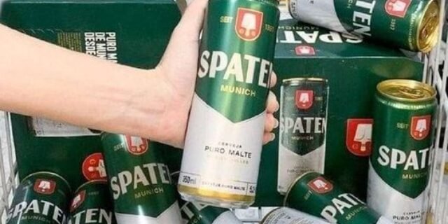 Cerveja Spaten, Puro Malte, 350ml, Lata
