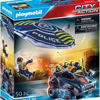 Policia Com Paraquedas E Veiculos Anfibio