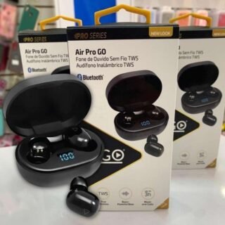 Fone de Ouvido Bluetooth Sem Fio TWS Air PRO Go i2GO com Estojo de Carregamento – i2GO PRO