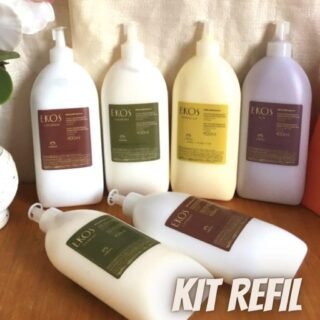 Kit Refil Polpa Desodorante Hidratante Para o Corpo Ekos Castanha,Maracujá,Andiroba