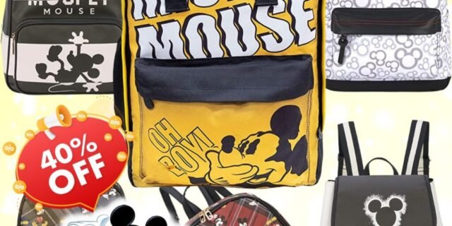 Oferta de Mochila Mickey com 40% OFF Desconto Aparece na Tela de Pagamento
