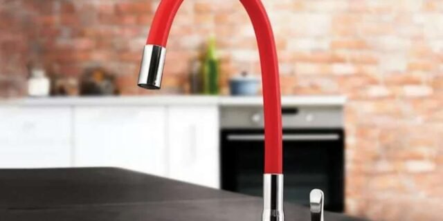Torneira para Cozinha de Mesa Bica Flexível B27