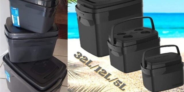 Combo Caixa Térmica Tropical 32L/12L/5L, Soprano, 0700, Preta, Grande