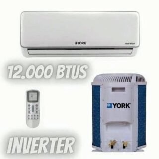 Ar condicionado Split Hi Wall Inverter York 12.000 Btus Frio 220v