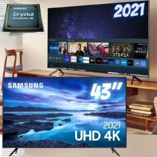 Smart TV LED 43″ 4K UHD Samsung UN43AU7700GXZD