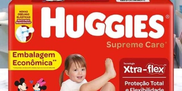 HUGGIES Fralda Supreme Care XXG – 140 fraldas