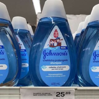 Johnson’s Baby Shampoo Infantil Cheiro Prolongado, 400ml
