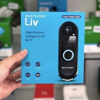 Vídeo Porteiro Inteligente HD Wi-Fi Multilaser Liv – SE220