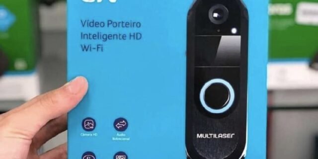 Vídeo Porteiro Inteligente HD Wi-Fi Multilaser Liv – SE220