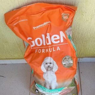 Ração Golden Fórmula Mini Bits para Cães Adultos de Pequeno Porte Sabor Frango e Arroz – 10,1kg Premier Pet