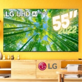 Smart TV LED 55″ 4K UHD LG 55UQ8050PSB – IA LG ThinQ, Alexa