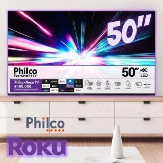 Smart TV LED 50″ 4K UHD Philco PTV50G70R2CSGBL – Roku TV