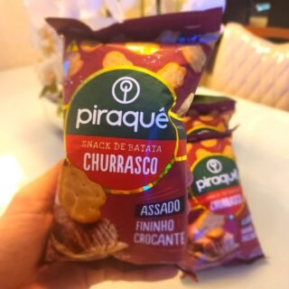 Snack de Batata Churrasco Piraquê Pacote 60g