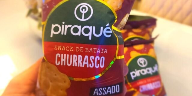 Snack de Batata Churrasco Piraquê Pacote 60g