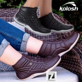 Tênis Cano Médio Kolosh Abotinado Feminino (3 Cores)