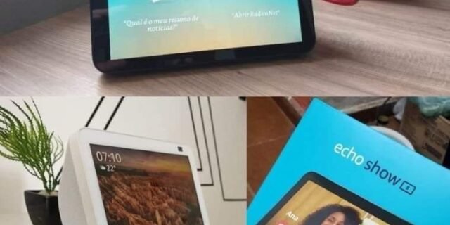 Echo Show 8 (2ª Geração): Smart Display HD de 8″ com Alexa e câmera de 13 MP