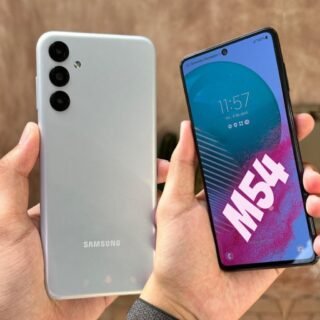 Smartphone Samsung Galaxy M54 5G, 128GB, 8GB RAM, Tela Infinita de 6.7″ Dual Chip