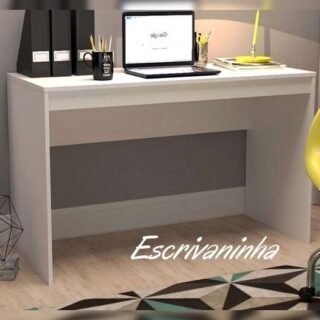 Escrivaninha para Escritório, Nova Mobile, B23 – Branco