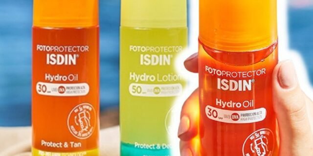 Protetor Solar e Bronzeador Corporal Bifásico ISDIN HydroOil FPS 30 – 200ml