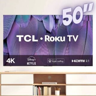 Smart TV LED 50 Polegadas Resolução 4K Full HD com 1 Entrada USB e 4 Entrada HDMI