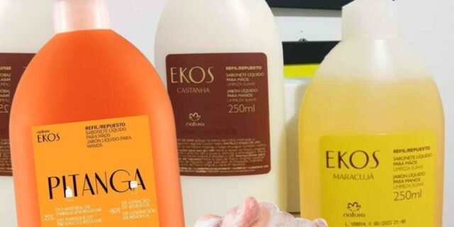 Refil Sabonete Líquido Para Mão Ekos – 250ml (3 Opções)