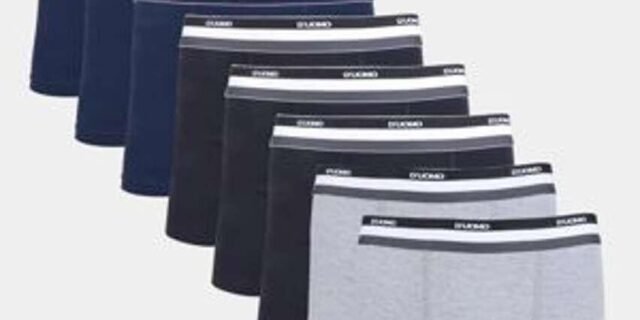 Kit 8 Cuecas Boxer Algodão, Duomo, Masculino (2 Opções)