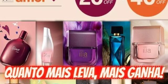 LEVE 3 OU MAIS com 40% Desconto Real + Cupom de 15%