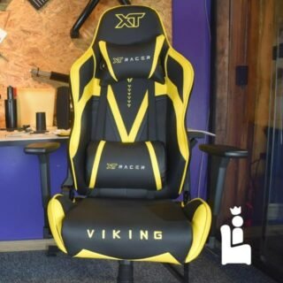 Cadeira Gamer XT Racer Reclinável Giratória – Preta e Amarela Viking Series XTR-011