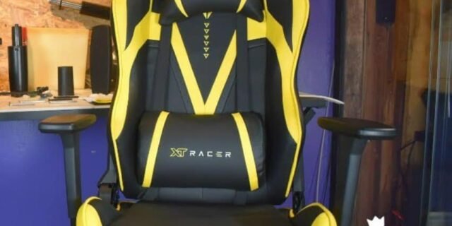 Cadeira Gamer XT Racer Reclinável Giratória – Preta e Amarela Viking Series XTR-011