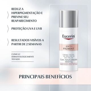 Creme Facial Dia Eucerin Anti-Pigment Dia FPS 30 50ml