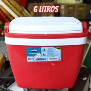 Caixa Térmica 6 Litros Vermelha Mor