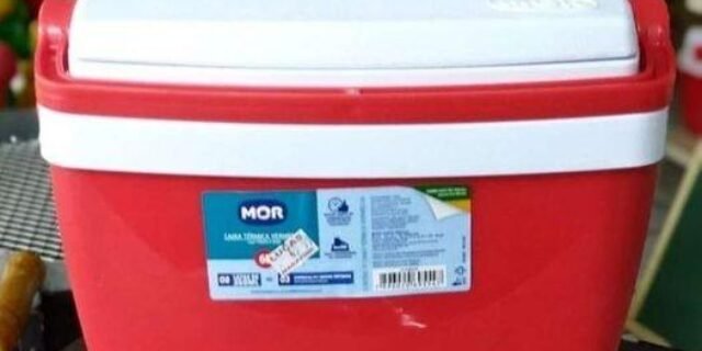 Caixa Térmica 6 Litros Vermelha Mor