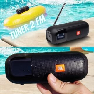 Caixa de Som portátil JBL Tuner 2 com Bluetooth e rádio FM Preto