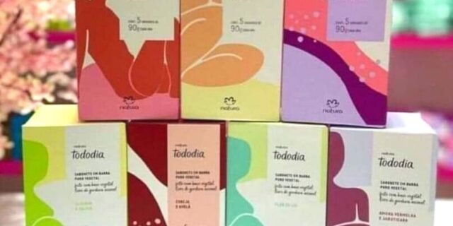 Sabonetes em Barra Natura Puro Vegetal TodoDia 5 Unidades de 90g Cada
