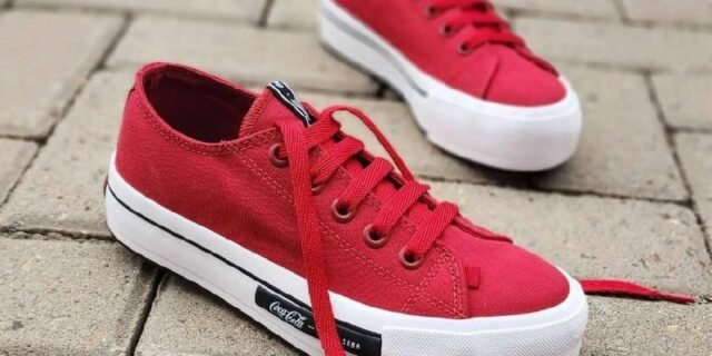 Tênis Daytona Plataforma Canvas, Coca-Cola Shoes, feminino