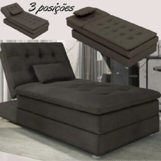 Divã Suede Penélope Matrix – Cappuccino